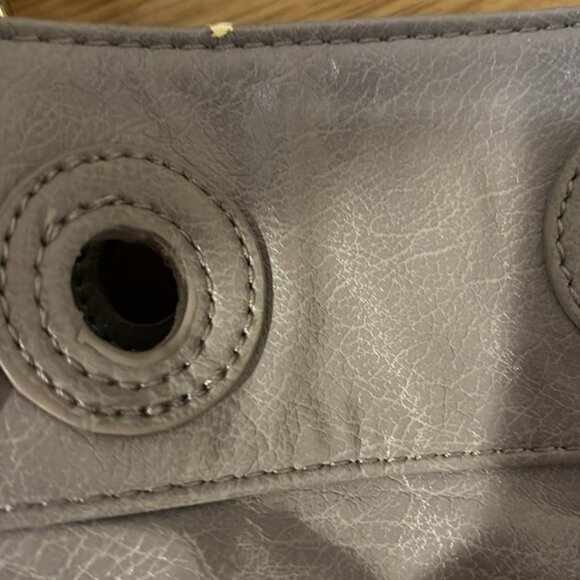 ALDO Mauve Rope Strap Style Soft Handbag with Scarf - Picture 11 of 14